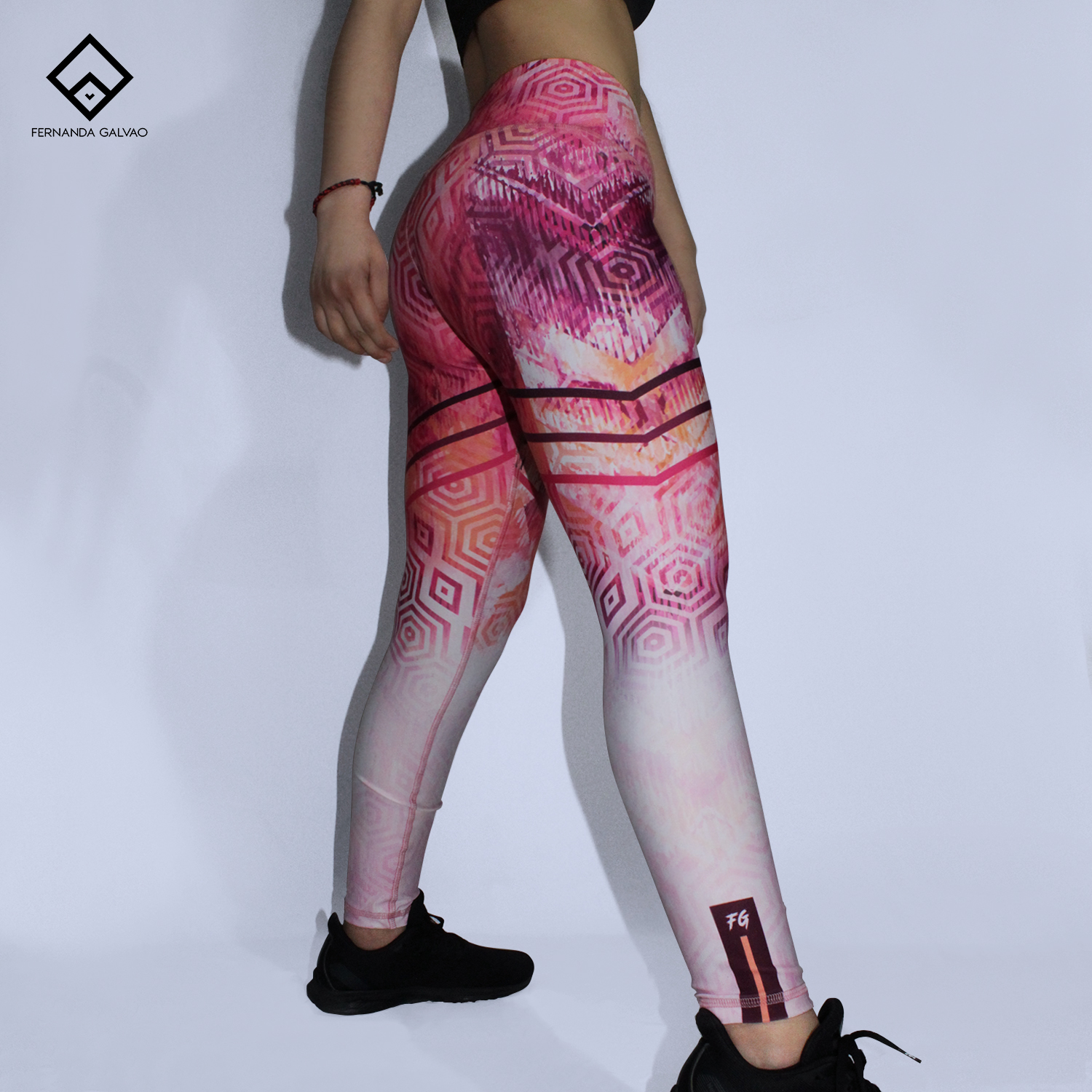 Malla Legging Suplex Sublimado Wine Stain