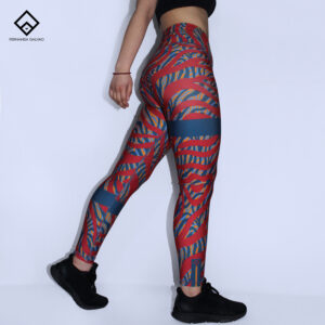 Malla Legging Suplex Sublimado Red Maze