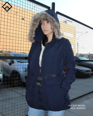 Parka Street Style Azul Marino